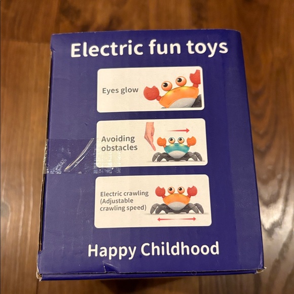 Qichen Cute Crab Toy with Sound and Light - Picture 4 of 11